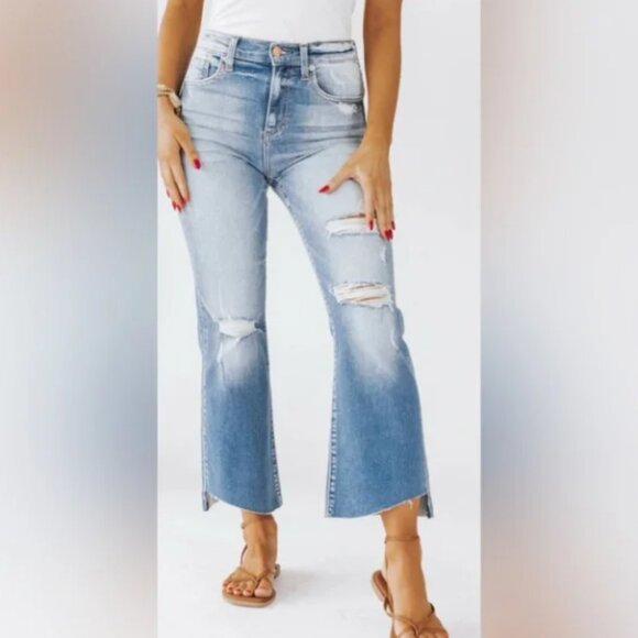 NWT Sneak Peek High Rise Kick Flare Fit Size 27 Jeans - Picture 11 of 11